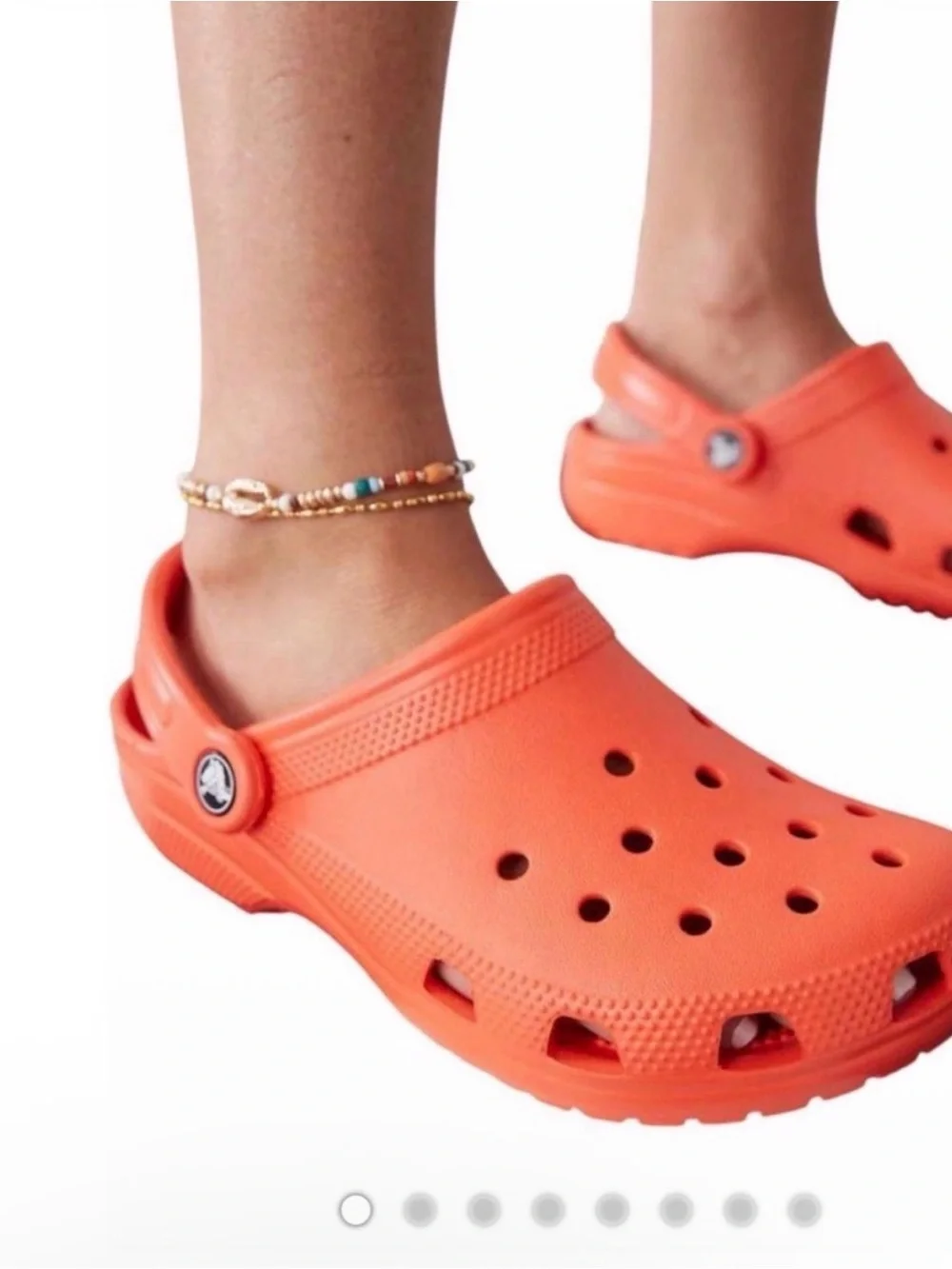 Crocs Classic Clogs Adult Unisex M6/W8 Tangerine Orange Slip-ons Shoes